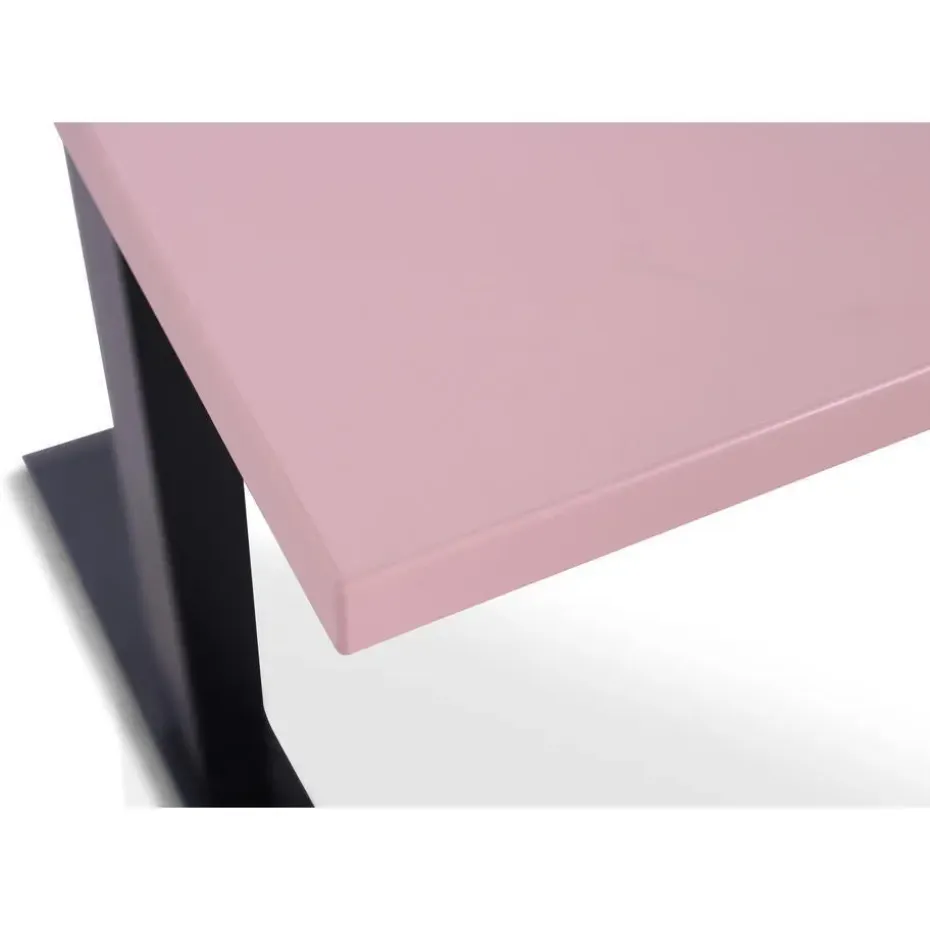 MRC EASY Zit-Sta Bureau – Elektrisch Verstelbaar – 120x80 cm – Blad Dusty Rose