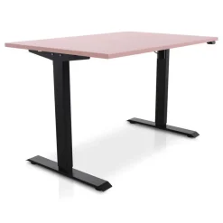 MRC EASY Zit-Sta Bureau – Elektrisch Verstelbaar – 120x80 cm – Blad Dusty Rose