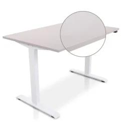 MRC EASY Zit-Sta Bureau – Elektrisch Verstelbaar – 120x80 cm – Blad Sand Grey