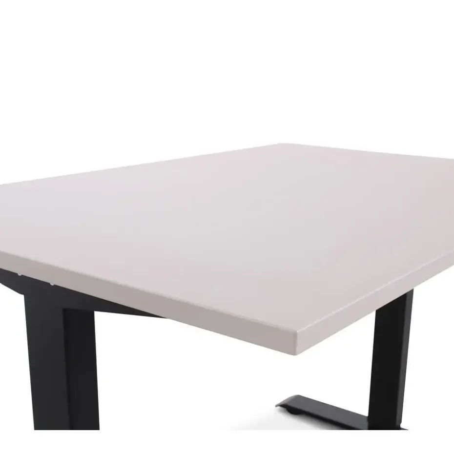 MRC EASY Zit-Sta Bureau – Elektrisch Verstelbaar – 140x80 cm – Blad Sand Grey