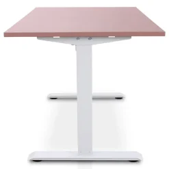 MRC EASY Zit-Sta Bureau – Elektrisch Verstelbaar – 140x80 cm – Blad Dusty Rose