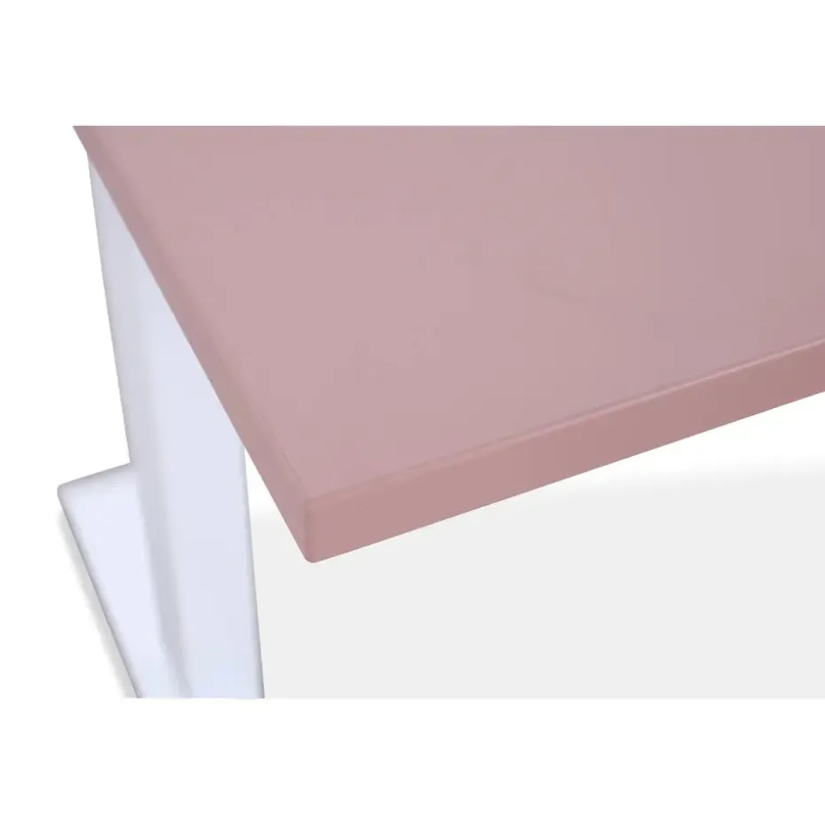MRC EASY Zit-Sta Bureau – Elektrisch Verstelbaar – 140x80 cm – Blad Dusty Rose