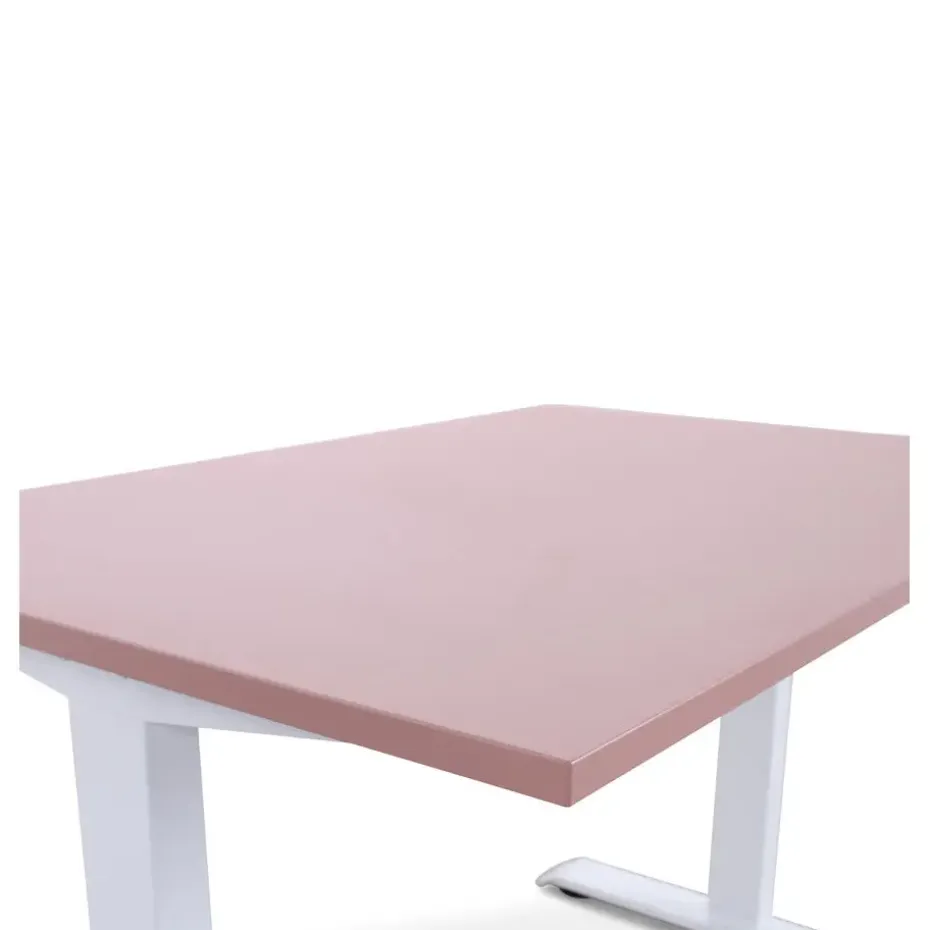 MRC EASY Zit-Sta Bureau – Elektrisch Verstelbaar – 140x80 cm – Blad Dusty Rose
