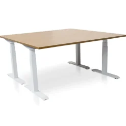 MRC PRO elektrisch ARBO zit-sta bureau - 160x80 cm - havanna