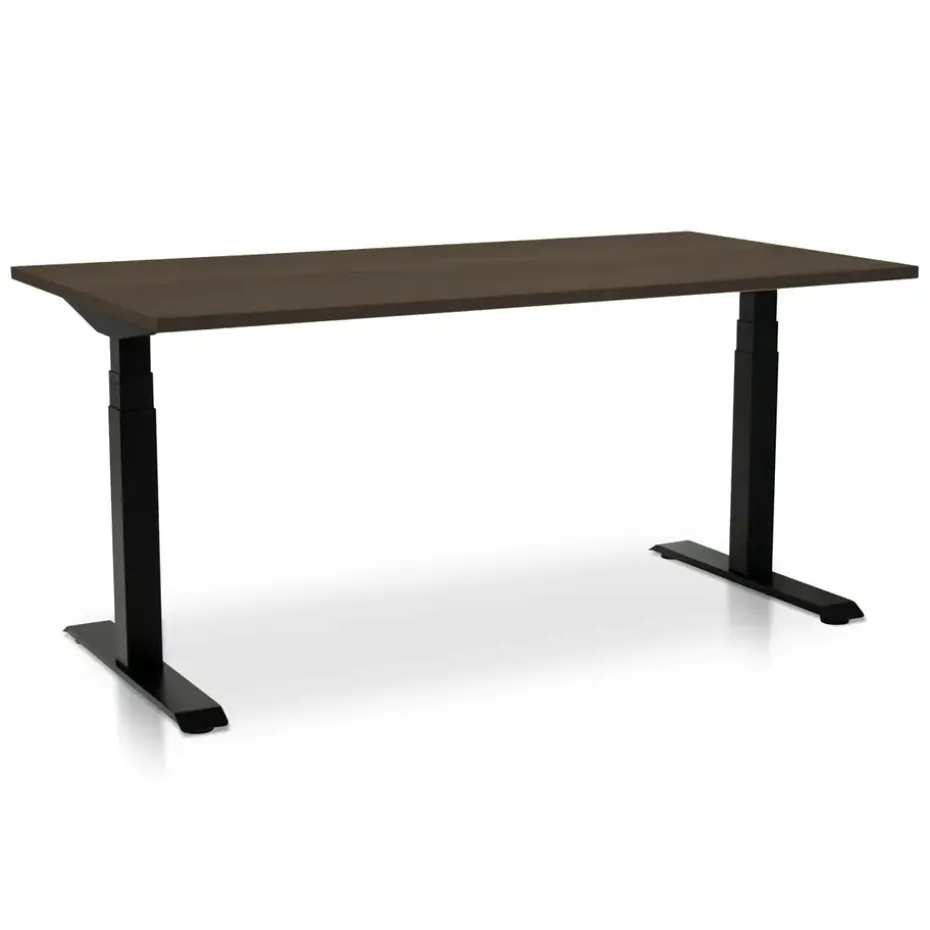 MRC PRO elektrisch ARBO zit-sta bureau - 120x80 cm - bruin eiken