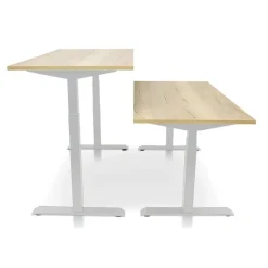MRC PRO elektrisch ARBO zit-sta bureau - 160x80 cm robuust eiken