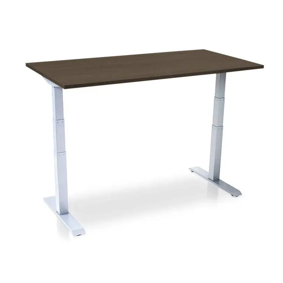 MRC PRO elektrisch ARBO zit-sta bureau - 120x80 cm - bruin eiken