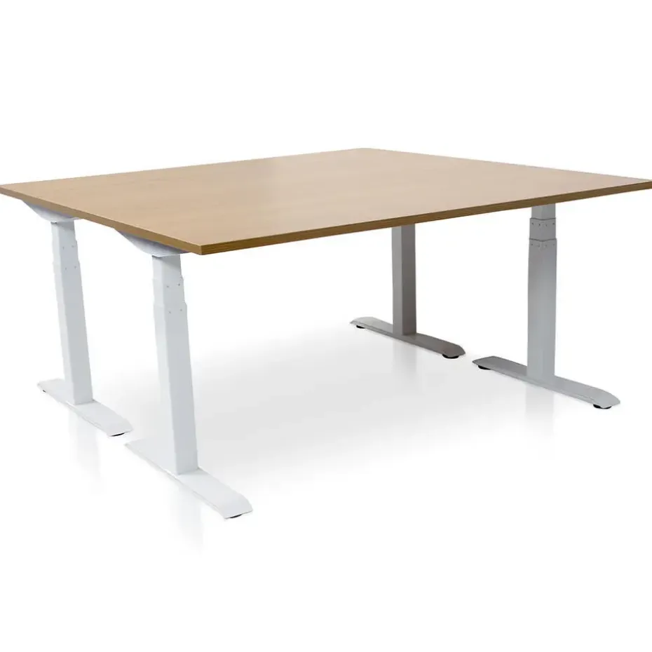 MRC PRO elektrisch ARBO zit-sta bureau - 120x80 cm - havanna