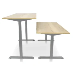 MRC PRO elektrisch ARBO zit-sta bureau - 120x80 cm robuust eiken