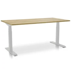 MRC PRO elektrisch ARBO zit-sta bureau - 140x80 cm robuust eiken