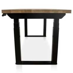 MRC PRO Solid zit-sta bureau massief eiken blad 180x90 zwart NEN-EN527