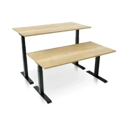 MRC PRO-L 2.0 elektrisch ARBO zit-sta bureau - 120x80 - robuust eiken