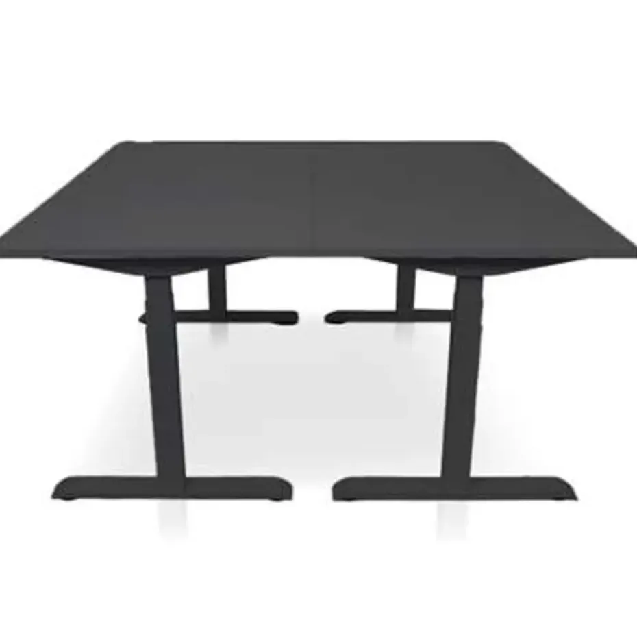 MRC PRO-L 2.0 elektrisch ARBO zit-sta bureau - 160x80 - zwart eiken