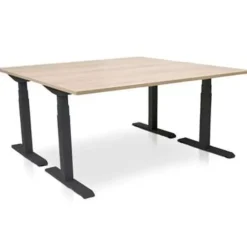 MRC PRO-L 2.0 NEN-EN 527 elektrisch ARBO zit-sta bureau - 120x80 - midden eiken