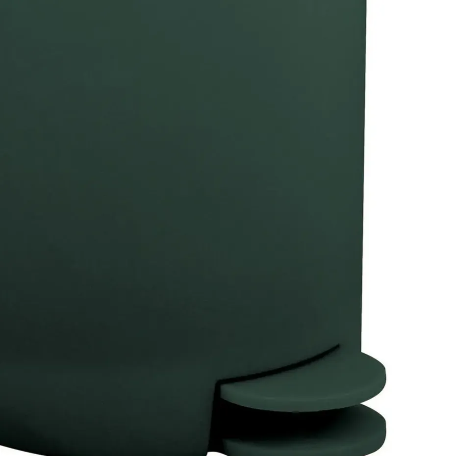 MSV kleine Pedaalemmer - kunststof - donkergroen - 3L - 27 cm