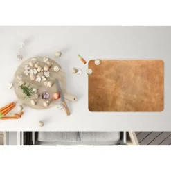 MuchoWow Placemat (6stuks) 45x30cm Leer Structuur Lederlook