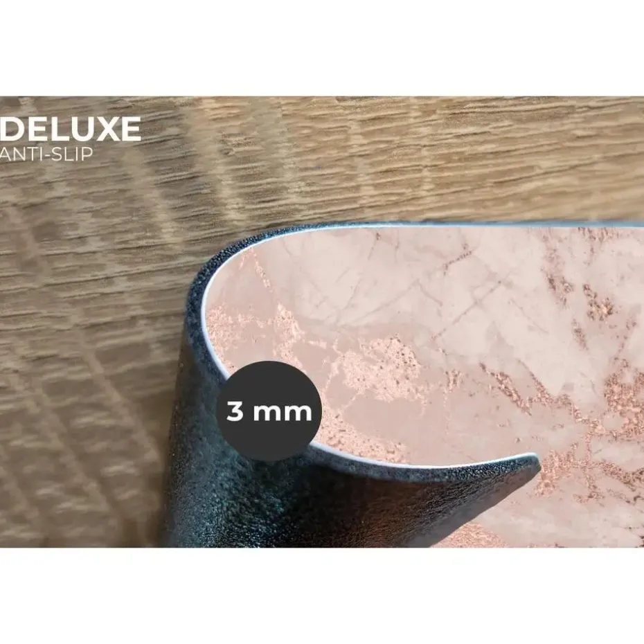 MuchoWow Placemat (6stuks) 45x30cm Marmer Roze Luxe Marmerlook