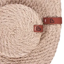 MUNTRIES - Set van 12 placemats en onderzetters - Natuurlijk - Jute
