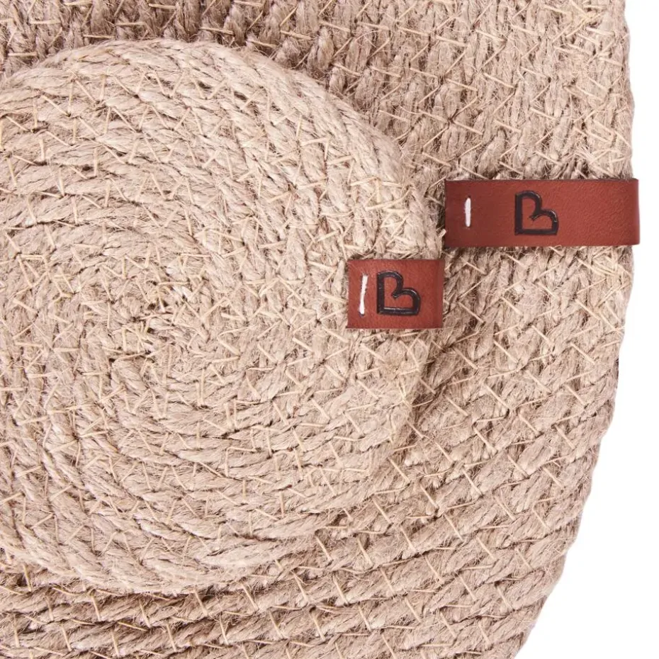 MUNTRIES - Set van 12 placemats en onderzetters - Natuurlijk - Jute