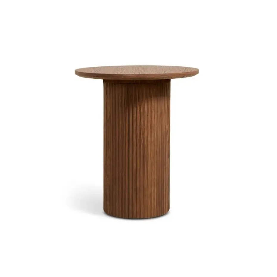 Nora Bijzettafel - Ø40cm Walnoot