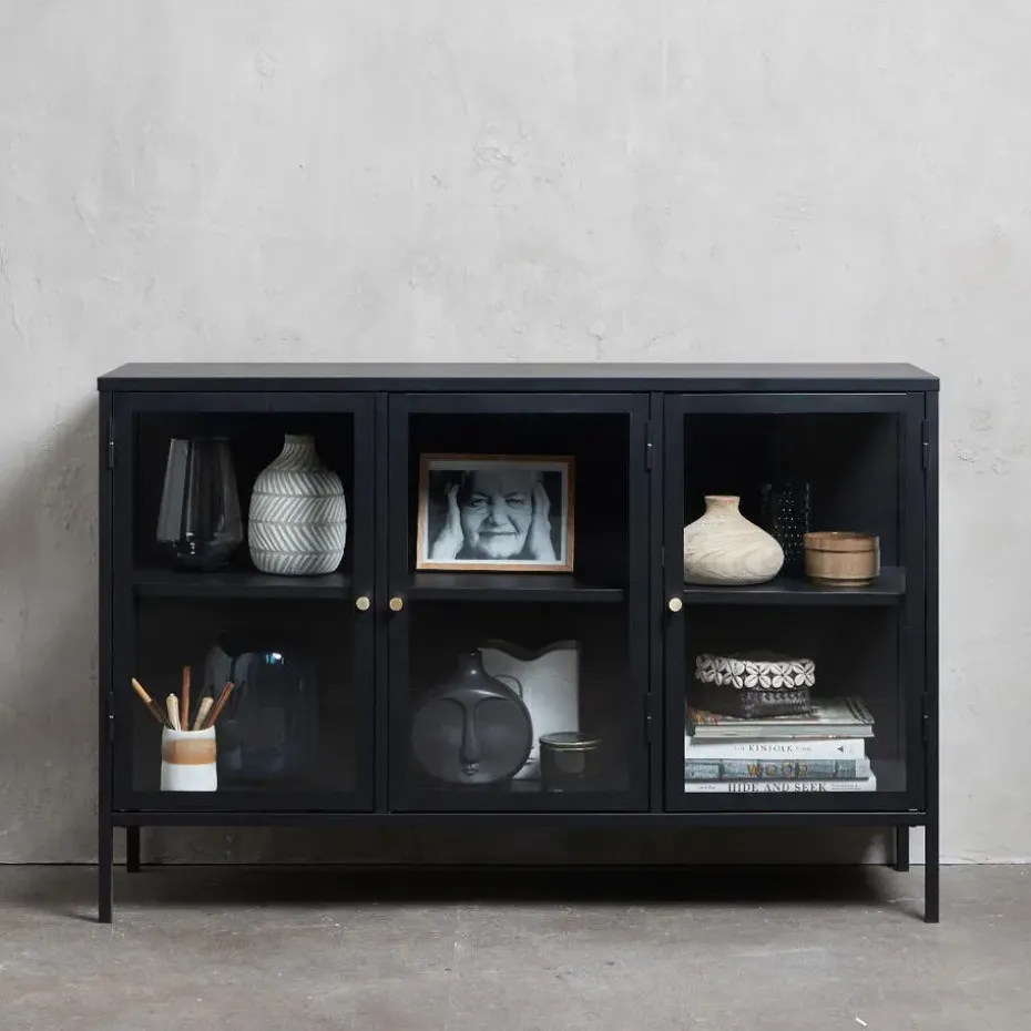 Nordic Home - Ragnar dressoir - 130 cm - zwart