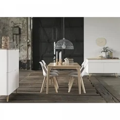 Nordic Home - Rune dressoir - 140 cm - eikenhout -naturel/wit