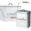 Nordix Compostbak met Deksel Set van 2 GFT Afvalbakje Aanrecht Keuken Prullen...