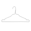 Nordix Kledinghangers set 150 stuks Metaal Zwart Draadhanger Kleerhangers