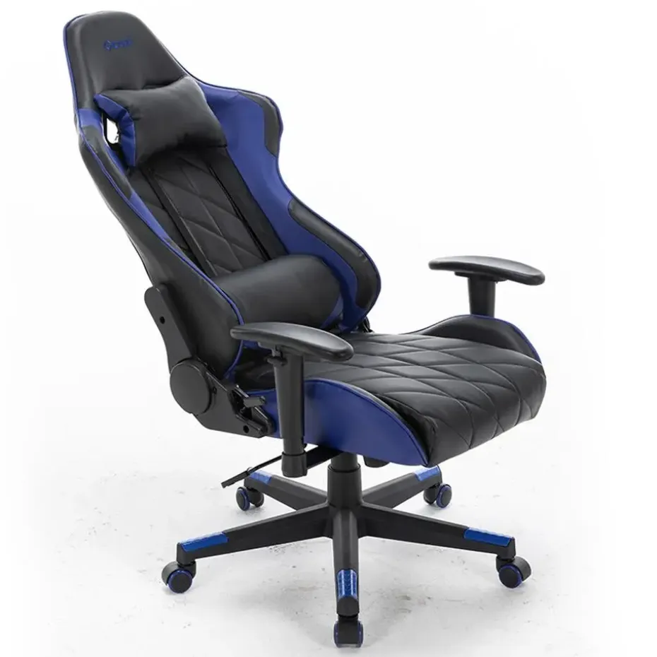 Ocazi Nevada Gaming stoel - Bureaustoel - Zwart/Blauw