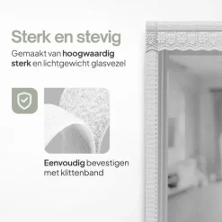 O'DADDY Deurgordijn Deluxe FIBER 100x240 - Magnetisch Vliegengordijn Wit