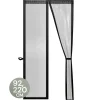 O'DADDY Deurgordijn Deluxe FIBER - Magnetisch Vliegengordijn 92x220 Zwart