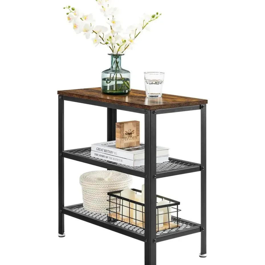 O'DADDY Industriële Wandtafel - Rustiek Bruin - 60x30x60 cm