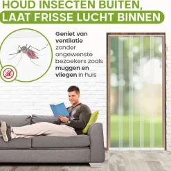 O'DADDY Lamellenhor 150x260 - Deurgordijn - wit