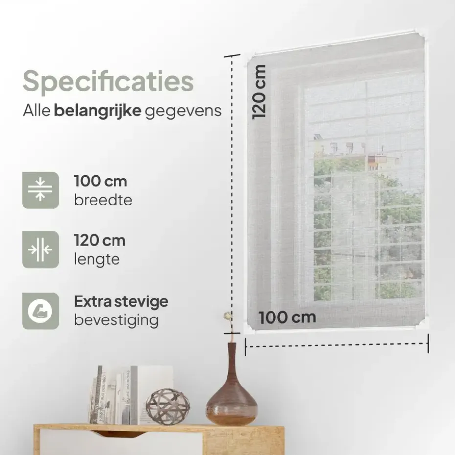 O'DADDY Magnetische raamhor - 130x150 cm