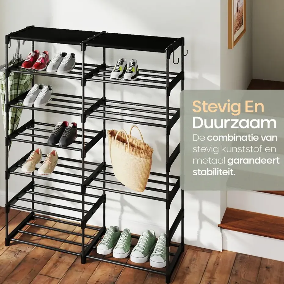 O'DADDY Schoenenrek 7 laags dubbele rij