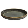 Ontbijtbord Emma - groen - stoneware - Ø22 cm