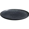 Ontbijtbord Liz - zwart - stoneware - Ø21,4 cm