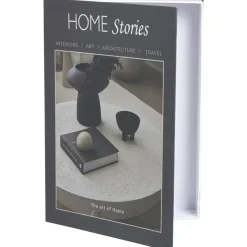 Opbergboek At Home - zwart - 5x30x21 cm
