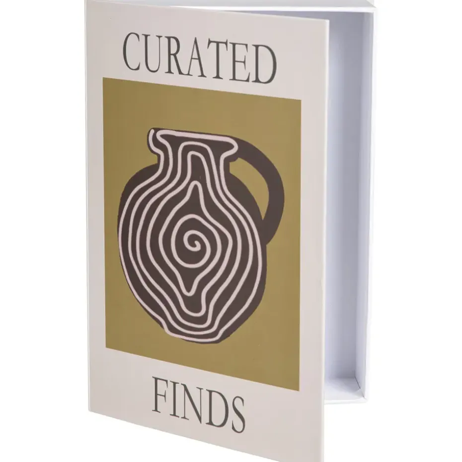 Opbergboek Curated - geel - 5x23x16 cm