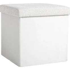 Opbergbox opvouwbaar - off-white - 38x38x38 cm