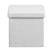 Opbergbox Teddy - opvouwbaar - off-white - 37,5x38x38 cm