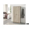 Opbergkast Ray 80cm met 2 deuren en 4 legplanken - sonoma eik