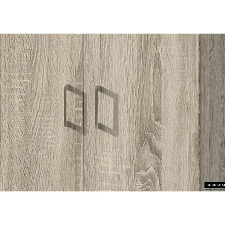 Opbergkast Ray 60cm met 2 deuren en 4 legplanken - sonoma eik