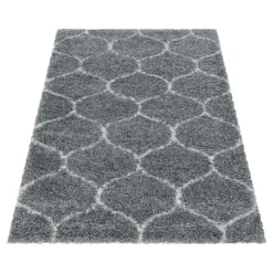 Opera Soft Shaggy Hoogpolig Vloerkleed Grijs - 200x290 CM