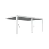 Orion Deluxe overkapping muur 400 x 600 cm wit
