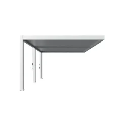 Orion Deluxe overkapping muur 400 x 600 cm wit
