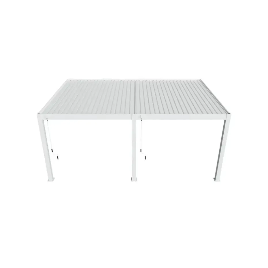 Orion Deluxe overkapping muur 400 x 600 cm wit