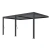 Orion Deluxe overkapping muur 360 x 530 cm antraciet