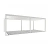 Orion Deluxe overkapping elektrisch met LED 360 x 720 cm wit