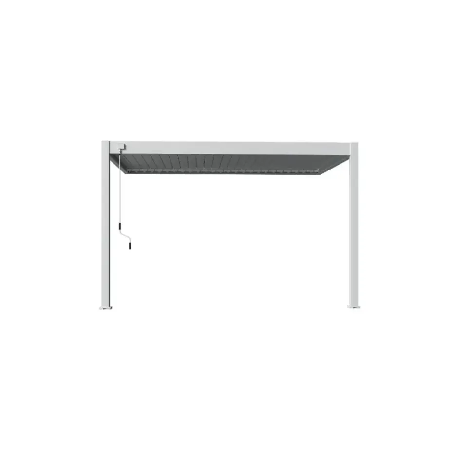Orion Deluxe overkapping muur 300 x 400 cm wit